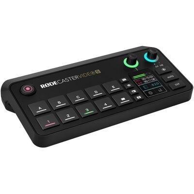 RØDE RØDECaster Video S (Studio- und Livemixer), Mischpult, Schwarz RØDE RØDECaster Video S (Studio- und Livemixer), Mischpult, Schwarz