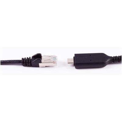 Shiverpeaks --USB-C LAN Adapterkabel 1G, USB Typ C Stecker auf RJ45, PVC, schwarz, 7,5m (7.50 m, USB 3.2 Gen 1), USB Kabel Shiverpeaks --USB-C LAN Adapterkabel 1G, USB Typ C Stecker auf RJ45, PVC, schwarz, 7,5m (7.50 m, USB 3.2 Gen 1), USB Kabel