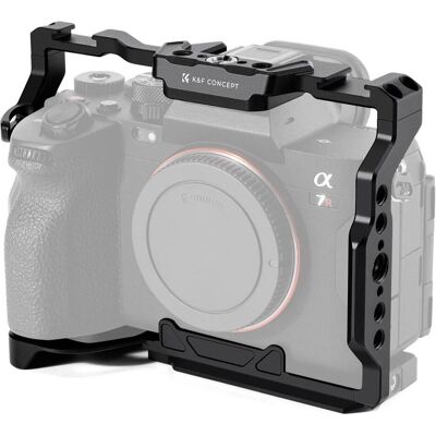 K&F Concept Camera Cage Compatible with Sony A7 RV / A7 IV / A7S III / A1 / A7R IV / A7 V (Cage), Video Zubehör, Schwarz K&F Concept Camera Cage Compatible with Sony A7 RV / A7 IV / A7S III / A1 / A7R IV / A7 V (Cage), Video Zubehör, Schwarz