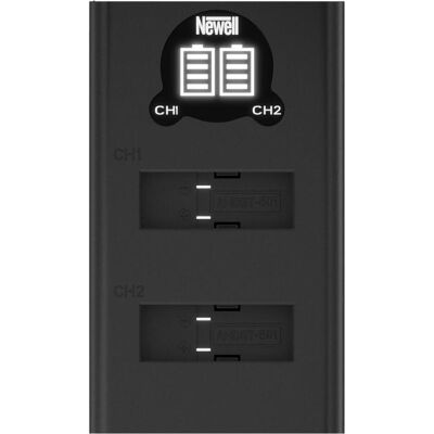 Newell Kameraladegerät DL-USB-C Dual-Channel-Ladegerät AABAT-001 Akkus (Kamera Akku Ladegerät), Kamera Stromversorgung, Schwarz Newell Kameraladegerät DL-USB-C Dual-Channel-Ladegerät AABAT-001 Akkus (Kamera Akku Ladegerät), Kamera Stromversorgung, Schwarz
