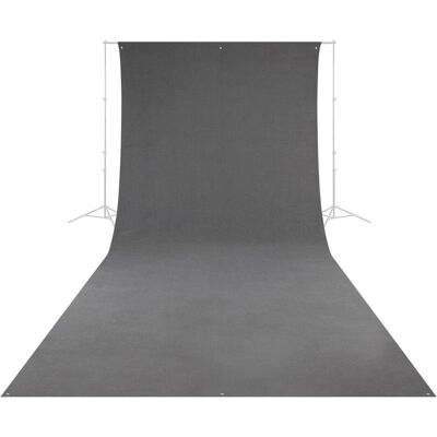 Westcott Hintergrundstoff (270 cm, 610 cm), Hintergrundsystem, Grau Westcott Hintergrundstoff (270 cm, 610 cm), Hintergrundsystem, Grau