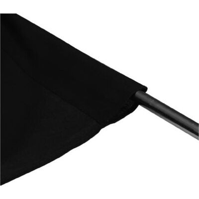 Falcon Eyes Schwarzer 2x3 m Hintergrund - Schwerer Baumwollhintergrund Falcon Eyes Schwarzer 2x3 m Hintergrund - Schwerer Baumwollhintergrund