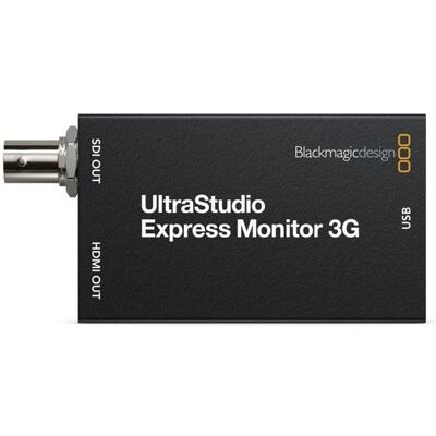 Blackmagic UltraStudio Express Monitor 3G, Video Monitor, Schwarz Blackmagic UltraStudio Express Monitor 3G, Video Monitor, Schwarz