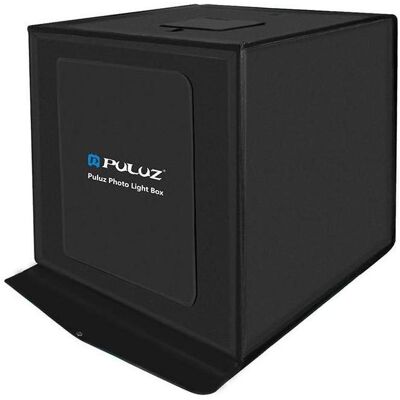 Puluz Photo Studio 40cm LED 2400 lumens PU5040EU (Aufnahmebox), Studioausrüstung Zubehör, Schwarz Puluz Photo Studio 40cm LED 2400 lumens PU5040EU (Aufnahmebox), Studioausrüstung Zubehör, Schwarz