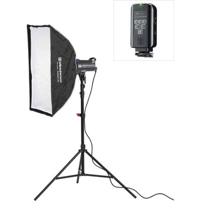 Elinchrom D-Lite RX 4 First Studio Kit (Set, 400 Ws), Studioblitz, Grau Elinchrom D-Lite RX 4 First Studio Kit (Set, 400 Ws), Studioblitz, Grau
