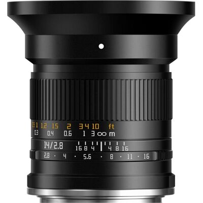 TTArtisan 14mm F2.8 Nikon Z (Nikon Z, Vollformat), Objektiv, Schwarz TTArtisan 14mm F2.8 Nikon Z (Nikon Z, Vollformat), Objektiv, Schwarz