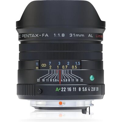 FA 31mm, f/1.8 AL (Pentax K, APS-C / DX), Objektiv, Silber FA 31mm, f/1.8 AL (Pentax K, APS-C / DX), Objektiv, Silber