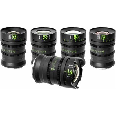 Nisi ATHENA PRIME Full Frame Cinema Lens Kit – 14mm, 25mm, 35mm, 50mm, 85mm + Case (G Mount, No Drop) (Vollformat), Objektiv, Schwarz Nisi ATHENA PRIME Full Frame Cinema Lens Kit – 14mm, 25mm, 35mm, 50mm, 85mm + Case (G Mount, No Drop) (Vollformat), Objektiv, Schwarz