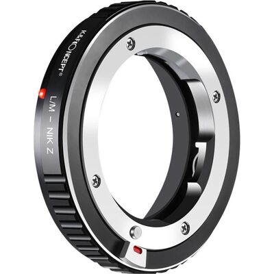 K&F Concept High Precision Lens Adapter Mount, M39-NIK Z, Objektivadapter, Schwarz K&F Concept High Precision Lens Adapter Mount, M39-NIK Z, Objektivadapter, Schwarz