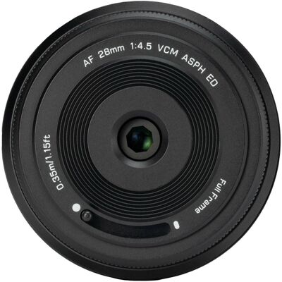 Viltrox AF 28 mm F/4.5 Nikon Z-Mount (Vollformat), Objektiv, Schwarz Viltrox AF 28 mm F/4.5 Nikon Z-Mount (Vollformat), Objektiv, Schwarz