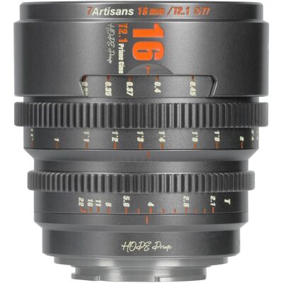 7artisans Festbrennweite 16mm T/2.1 – Sony E-Mount, Objektivtyp (Sony E), Objektiv, Grau 7artisans Festbrennweite 16mm T/2.1 – Sony E-Mount, Objektivtyp (Sony E), Objektiv, Grau
