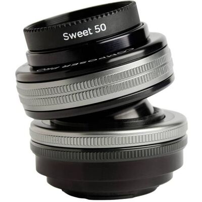 Lensbaby Composer Pro II inkl. Sweet 50 Optik Fuji X-Mount (Fujifilm X, APS-C / DX, Vollformat), Objektiv, Schwarz, Silber Lensbaby Composer Pro II inkl. Sweet 50 Optik Fuji X-Mount (Fujifilm X, APS-C / DX, Vollformat), Objektiv, Schwarz, Silber