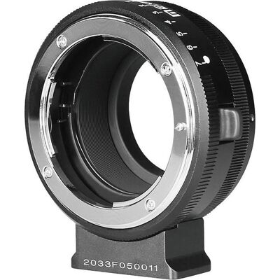 Meike M4/3 Ring M4/3 Mount zu Nikon F Mount, Objektivadapter, Schwarz Meike M4/3 Ring M4/3 Mount zu Nikon F Mount, Objektivadapter, Schwarz