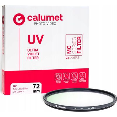 Calumet Filtr Filtr UV MC 72 mm Ultra Slim 24 Layers (72 mm, UV-Filter), Objektivfilter, Transparent Calumet Filtr Filtr UV MC 72 mm Ultra Slim 24 Layers (72 mm, UV-Filter), Objektivfilter, Transparent