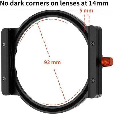 K&F Concept SQ Filter Holder Kit, Holder for 100*100MM Square Filter + 8 rings 49/52/58/62/67/72/77/82MM, Objektivfilter K&F Concept SQ Filter Holder Kit, Holder for 100*100MM Square Filter + 8 rings 49/52/58/62/67/72/77/82MM, Objektivfilter