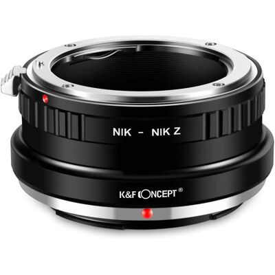 K&F Concept High Precision Lens Adapter Mount, NIK (S)-NIK Z, Objektivadapter, Schwarz K&F Concept High Precision Lens Adapter Mount, NIK (S)-NIK Z, Objektivadapter, Schwarz