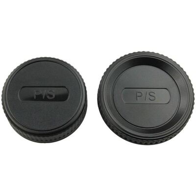 JJC cap. Body caps + Pentax lens, Objektivdeckel, Schwarz JJC cap. Body caps + Pentax lens, Objektivdeckel, Schwarz