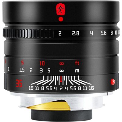 7artisans 35mm F/2.0 Leica M (Leica M, Vollformat), Objektiv, Schwarz 7artisans 35mm F/2.0 Leica M (Leica M, Vollformat), Objektiv, Schwarz