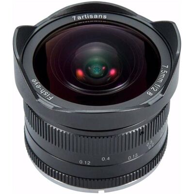 7artisans 7.5mm F2.8 M43 (Micro Four Thirds, Micro Four Thirds), Objektiv, Schwarz 7artisans 7.5mm F2.8 M43 (Micro Four Thirds, Micro Four Thirds), Objektiv, Schwarz