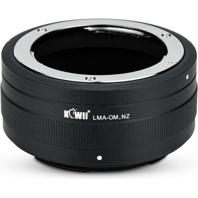 Kiwi LMA OM NZ Lens Mount Adapter, Objektivadapter, Schwarz Kiwi LMA OM NZ Lens Mount Adapter, Objektivadapter, Schwarz