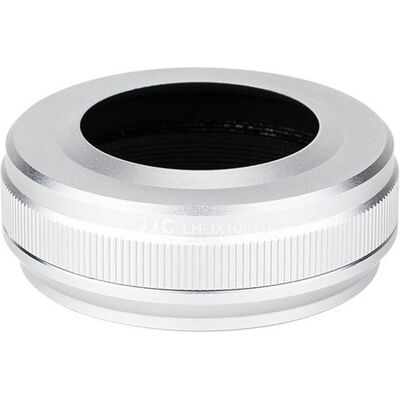 JJC LH JX100VII Zonnekap Zilver (Fujifilm LH X100 lens hood en AR X100 adapter ring), Gegenlichtblende, Silber JJC LH JX100VII Zonnekap Zilver (Fujifilm LH X100 lens hood en AR X100 adapter ring), Gegenlichtblende, Silber