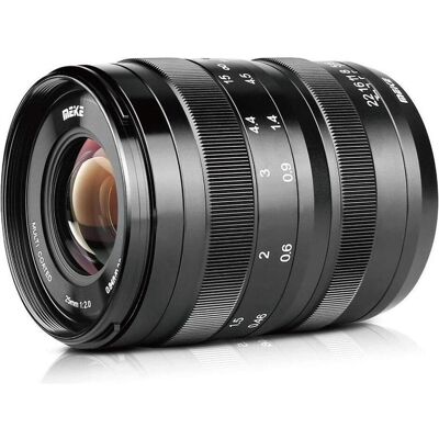 Meike MK 25mm F2.0 Nikon 1 mount (Nikon 1, Vollformat), Objektiv, Schwarz Meike MK 25mm F2.0 Nikon 1 mount (Nikon 1, Vollformat), Objektiv, Schwarz