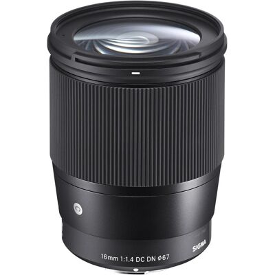 Sigma 16mm f/1.4 DC DN, L-Mount (Leica L, APS-C / DX), Objektiv, Schwarz Sigma 16mm f/1.4 DC DN, L-Mount (Leica L, APS-C / DX), Objektiv, Schwarz