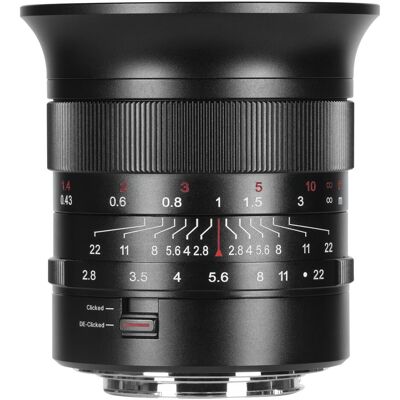 7artisans 14mm f/2.8 FullFrame Clicked&de-Clicked - E Mount (Vollformat), Objektiv, Schwarz 7artisans 14mm f/2.8 FullFrame Clicked&de-Clicked - E Mount (Vollformat), Objektiv, Schwarz