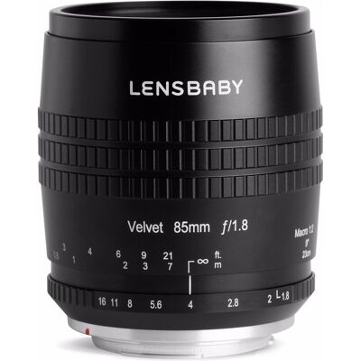 Lensbaby Velvet 85mm f/1.8 (Micro Four Thirds, APS-C / DX, Vollformat), Objektiv, Schwarz Lensbaby Velvet 85mm f/1.8 (Micro Four Thirds, APS-C / DX, Vollformat), Objektiv, Schwarz