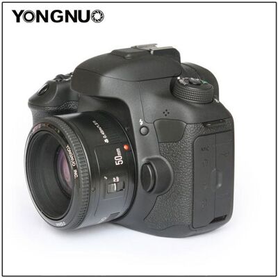 Yongnuo 50mm f/1.8 EF-Anschlussobjektiv (Canon EF, APS-C / DX, Vollformat), Objektiv, Schwarz Yongnuo 50mm f/1.8 EF-Anschlussobjektiv (Canon EF, APS-C / DX, Vollformat), Objektiv, Schwarz