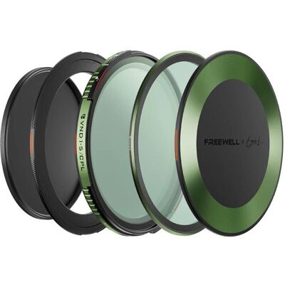 Freewell Variables ND/CPL-Filter-Set von Brandon Li, 86 mm (86 mm, ND- / Graufilter, Polarisationsfilter), Objektivfilter, Schwarz Freewell Variables ND/CPL-Filter-Set von Brandon Li, 86 mm (86 mm, ND- / Graufilter, Polarisationsfilter), Objektivfilter, Schwarz