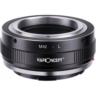 K&F Concept Kf Adapter Panasonic Sigma Leica L-mount Na Obiektyw M-42 M42 / Kf06.476 / M42-l, Objektivadapter, Schwarz K&F Concept Kf Adapter Panasonic Sigma Leica L-mount Na Obiektyw M-42 M42 / Kf06.476 / M42-l, Objektivadapter, Schwarz