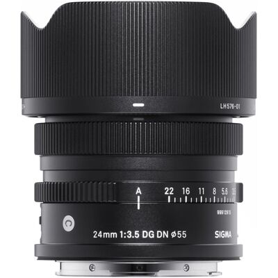Sigma 24mm F3,5 DG DN Contemporary Sony-E (Sony E, Vollformat), Objektiv, Schwarz Sigma 24mm F3,5 DG DN Contemporary Sony-E (Sony E, Vollformat), Objektiv, Schwarz