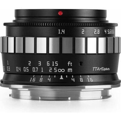 TTArtisan Festbrennweite 23 mm F/1.4 (Micro Four Thirds, APS-C / DX), Objektiv, Silber TTArtisan Festbrennweite 23 mm F/1.4 (Micro Four Thirds, APS-C / DX), Objektiv, Silber