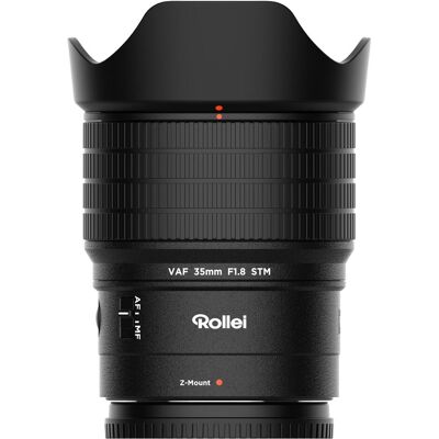 Rollei AF 35 mm f/1.8 Nikon Z (Nikon Z, Vollformat), Objektiv, Schwarz Rollei AF 35 mm f/1.8 Nikon Z (Nikon Z, Vollformat), Objektiv, Schwarz