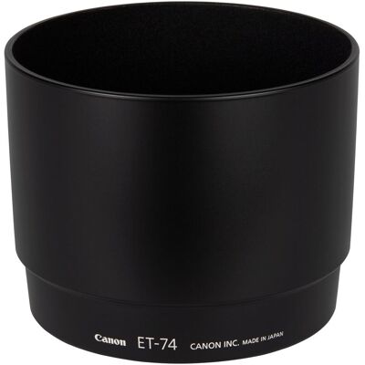 Canon ET-74 Sonnenblende, Gegenlichtblende, Schwarz Canon ET-74 Sonnenblende, Gegenlichtblende, Schwarz