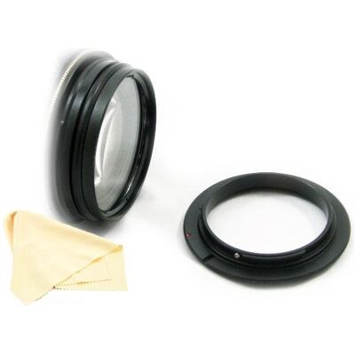 Pixco Makro-Adapterring für umgekehrte Montage – Pentax K – 58 mm, Objektivadapter, Schwarz Pixco Makro-Adapterring für umgekehrte Montage – Pentax K – 58 mm, Objektivadapter, Schwarz