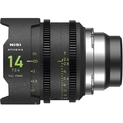 Nisi ATHENA Prime 14mm T2.4 PL Mount (Arri) (L-Mount, Vollformat), Objektiv, Schwarz Nisi ATHENA Prime 14mm T2.4 PL Mount (Arri) (L-Mount, Vollformat), Objektiv, Schwarz