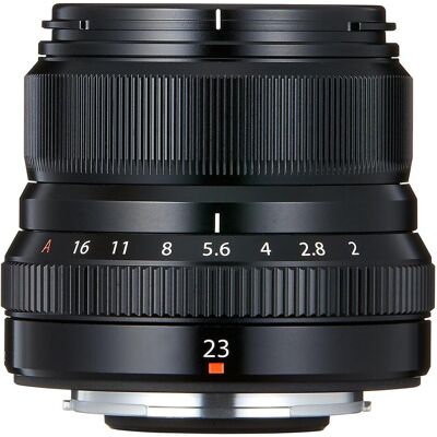 Fujifilm Fujinon XF 23mm f/2 R WR (Fujinon XF, APS-C / DX), Objektiv, Schwarz Fujifilm Fujinon XF 23mm f/2 R WR (Fujinon XF, APS-C / DX), Objektiv, Schwarz