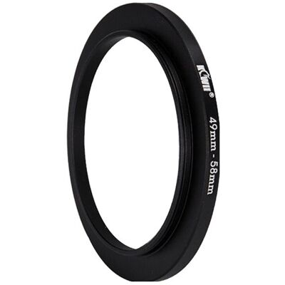 JJC Redukcja filtrowa FreePower 49 na 58 mm (58 mm, Filteradapter), Objektivfilter, Schwarz JJC Redukcja filtrowa FreePower 49 na 58 mm (58 mm, Filteradapter), Objektivfilter, Schwarz