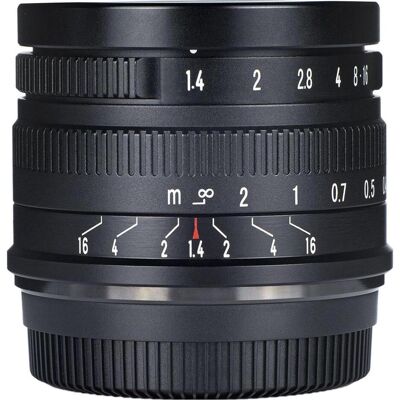 7artisans Festbrennweite 35 mm F/1.4 Sony E-Mount (Sony E, APS-C / DX), Objektiv, Schwarz 7artisans Festbrennweite 35 mm F/1.4 Sony E-Mount (Sony E, APS-C / DX), Objektiv, Schwarz