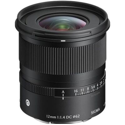 Sigma 12mm F1,4 DC Contemporary (Canon RF) (Canon RF, APS-C / DX), Objektiv, Schwarz Sigma 12mm F1,4 DC Contemporary (Canon RF) (Canon RF, APS-C / DX), Objektiv, Schwarz
