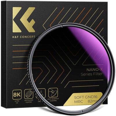 K&F Concept Graduated ND Filter Magnetic Nano X 67mm (KF-GND-67) (ND- / Grauverlauffilter), Objektivfilter, Grau K&F Concept Graduated ND Filter Magnetic Nano X 67mm (KF-GND-67) (ND- / Grauverlauffilter), Objektivfilter, Grau