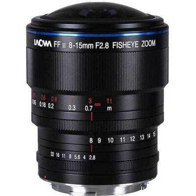 Laowa 8-15mm f/2.8 FF Zoom Fisheye (Canon RF, Vollformat), Objektiv, Schwarz Laowa 8-15mm f/2.8 FF Zoom Fisheye (Canon RF, Vollformat), Objektiv, Schwarz