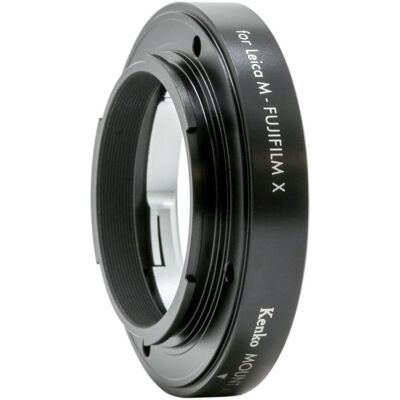 Kenko Adapter für Leica M Objektiv an Fuji X, Objektivadapter, Schwarz Kenko Adapter für Leica M Objektiv an Fuji X, Objektivadapter, Schwarz