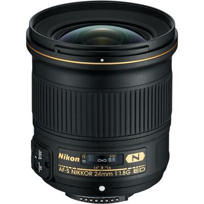 AF-S Nikkor 24mm f/1.8G ED (Nikon F, Vollformat), Objektiv, Schwarz AF-S Nikkor 24mm f/1.8G ED (Nikon F, Vollformat), Objektiv, Schwarz