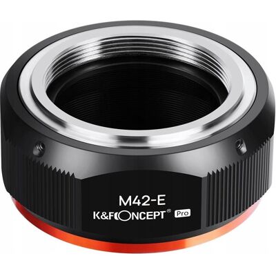 K&F Concept Kf Adapter K&f Pro Do Sony E Nex E-mount Na M42 / Kf06.435, Objektivadapter, Schwarz K&F Concept Kf Adapter K&f Pro Do Sony E Nex E-mount Na M42 / Kf06.435, Objektivadapter, Schwarz