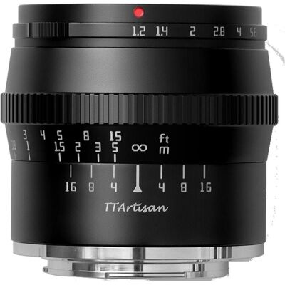 TTArtisan 50mm f1.2 for Fuji FX mount (APS-C) (Fujifilm X, APS-C / DX), Objektiv, Schwarz TTArtisan 50mm f1.2 for Fuji FX mount (APS-C) (Fujifilm X, APS-C / DX), Objektiv, Schwarz