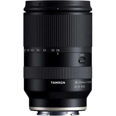 Tamron AF 28-200mm f/2.8-5.6 Di III RXD, Sony E (Sony E, Vollformat), Objektiv, Schwarz Tamron AF 28-200mm f/2.8-5.6 Di III RXD, Sony E (Sony E, Vollformat), Objektiv, Schwarz