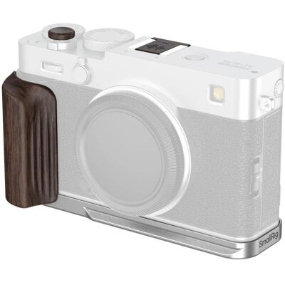 SmallRig 6236 L-Shaped Mount Plate with Wooden Handle for FUJIFILM X-E5 (Ebony, Silver), Video Zubehör, Braun, Silber SmallRig 6236 L-Shaped Mount Plate with Wooden Handle for FUJIFILM X-E5 (Ebony, Silver), Video Zubehör, Braun, Silber